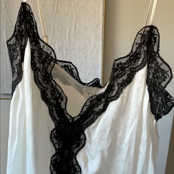 NWT Cami NYC silk lace cropped cami size M - Picture 2 of 4